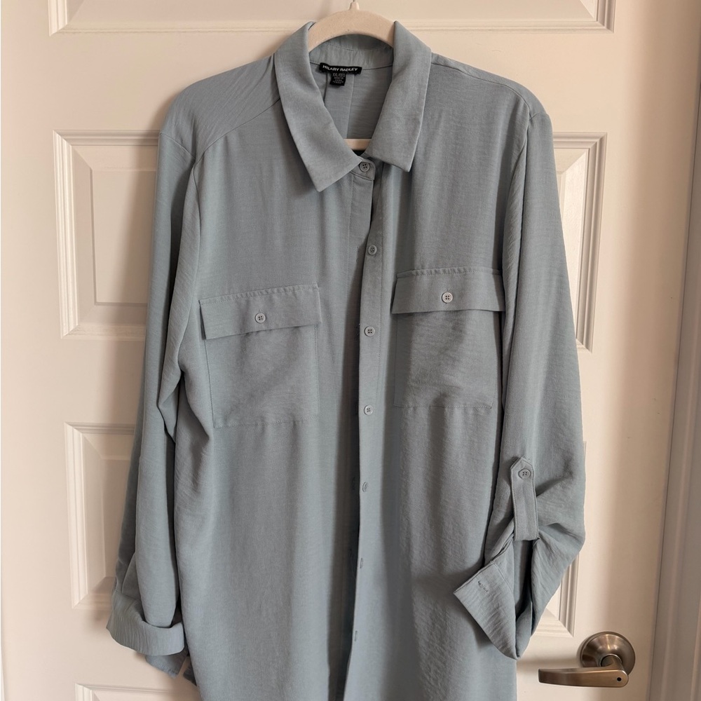 Hilary Radley Sky Blue Shirt